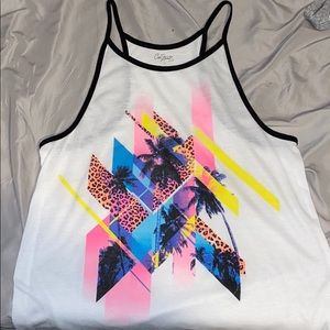 white t shirt with design